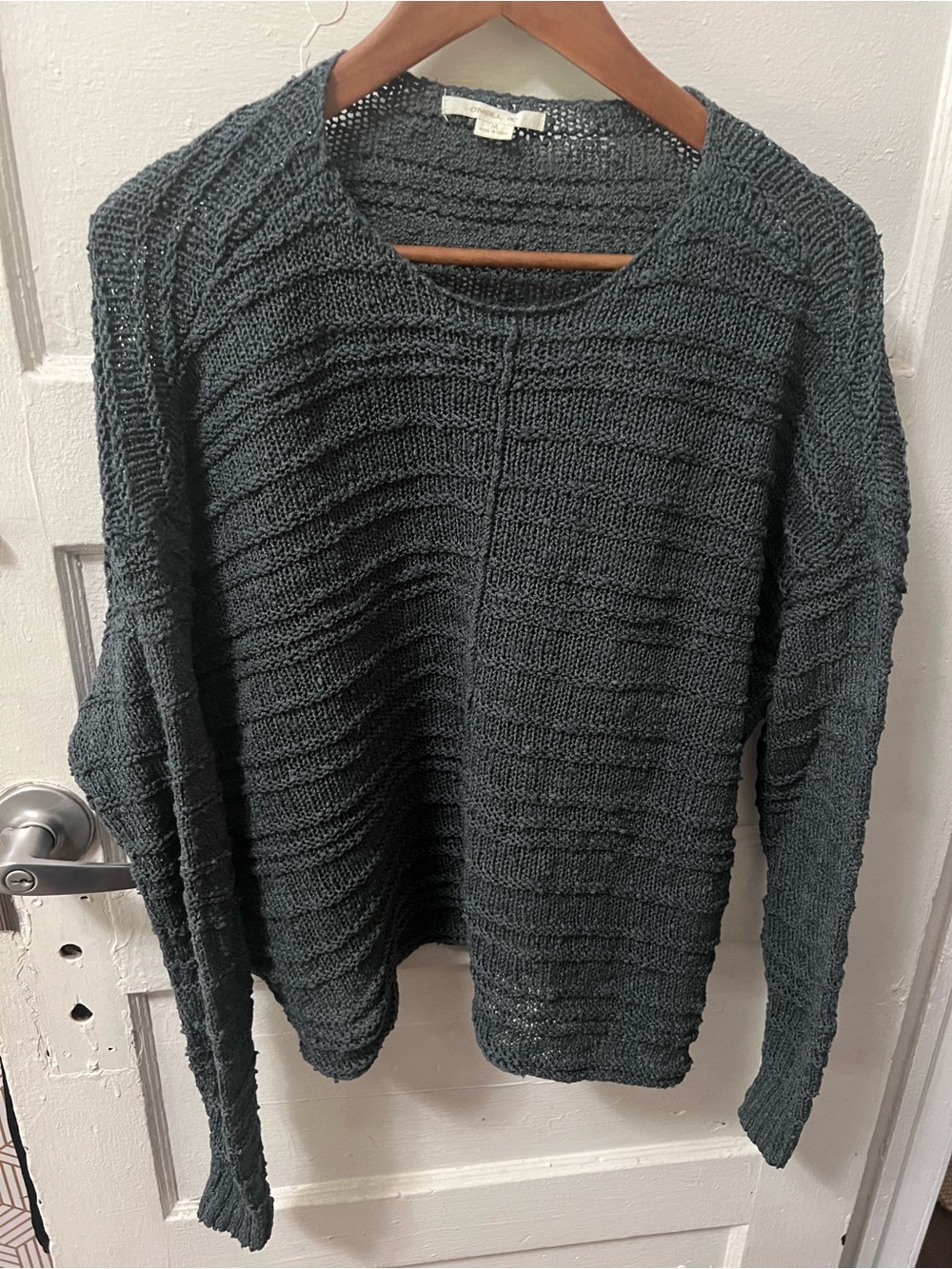 O'Neill Women's Blue Open-Knit sweater